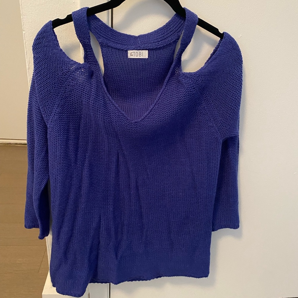 Tobi Blue Sweater